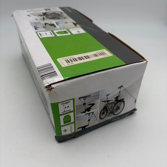 Ceiling Mounted Bike Hoist Lift Storage System 20kg Capacity New Open Box - Picture 4 of 7